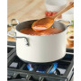 Achieve Hard Anodized Nonstick 4 Quart Saucepot with Lid