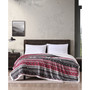 Classic Fair Isle Black Ultra Soft Plush Fleece Reversible Blanket, Twin