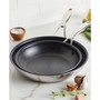 SteelShield C-Series Tri-Ply Clad Nonstick Frying Pan Set, 2-Piece, Silver