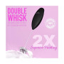 Double Whisk Milk Frother Handheld Mixer With Improved Motor