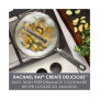 Create Delicious Aluminum Nonstick Covered 9.5" Deep Skillet