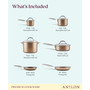 Ascend Hard Anodized Nonstick Cookware Set, 10 Piece