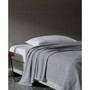 CLOSEOUT! Houndstooth Stripe Dobby Cotton Twin Blanket