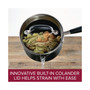 Advanced Home Hard-Anodized Nonstick Straining 2-Qt. Saucepan