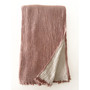 Terracotta Oversized Crinkled Cuddle Blanket 80x155