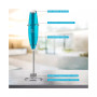 Double Whisk Milk Frother With Stand