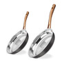 9" & 11" Onyx Black & Rose Gold Skillet Set, Created for Macy's