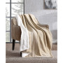 Signature Solid Ultra Soft Plush Fleece Reversible Throw, 60" X 50"
