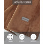 Signature Solid Ultra Soft Plush Fleece Reversible Throw, 60" X 50"