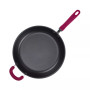 Create Delicious Hard-Anodized Aluminum 12.5" Nonstick Deep Skillet