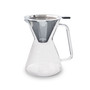Glass Pour Over Carafe with Reusable Filter, 600ml