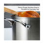3-Ply Base Stainless Steel 8 Quart Induction Stockpot with Lid