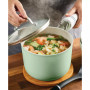 Hard Anodized Ceramic Nonstick 3 Quart Saucepan