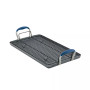 Advanced Home Hard-Anodized Nonstick Double Burner Griddle, 10" x 18", Indigo