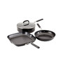 Hard Anodized Nonstick 4-Piece Cookware Pots and Pans Set