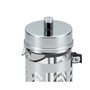 Glass and Stainless Steel Chevron 33.8-Oz. French Press