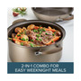 Advanced Home Hard-Anodized Nonstick Two Step Meal Set, 5-Qt. Dutch oven and and 10" Everything Pan