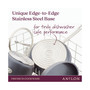 Accolade Forged Hard-Anodized Nonstick Deep Frying Pan with Lid, 12-Inch, Moonstone