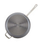 Accolade Forged Hard-Anodized Nonstick Deep Frying Pan with Lid, 12-Inch, Moonstone