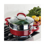 Create Delicious Enameled Aluminum Nonstick 3-Qt. Steam Set