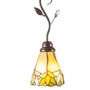 Crystal Leaf Mini Pendant Lamp