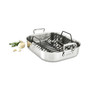 13" x 16" Stainless Steel Roaster & Rack