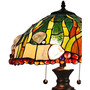Coral Seashells Table Lamp with Night Light