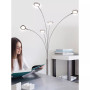 Orion LED Modern Tree Arc Floor Lamp with 5 Adjustable Arc Arms