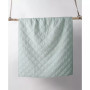 Washed Linen Quilted Throw, 50" x 60"