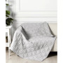 Washed Linen Quilted Throw, 50" x 60"