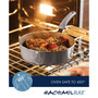 Cook + Create Aluminum Nonstick Saute Pan with Lid, 3 Quart