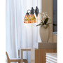 2-Piece Dragonfly Beaded Wall Sconce Set