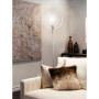 Eclipse LED Modern Torchiere Floor Lamp with Adjustable Rings