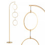 Nova LED RGB Floor Lamp - Color Changing 3 Ring-Style Light Pendants