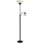 Piedmont Black Torchiere Floor Lamp