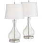 Glass Vase Table Lamp - Set of 2