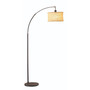 Burlap Arc Lamp