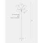 Medusa LED Multi-Head Standing Floor Lamp - 10 Interchangeable Shades