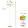 Medusa LED Multi-Head Standing Floor Lamp - 10 Interchangeable Shades