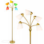Medusa LED Multi-Head Standing Floor Lamp - 10 Interchangeable Shades