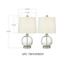Pacific Coast Set of 2 Saxby Table Lamps