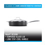Classic Hard-Anodized Nonstick Cookware 5 Quart Saute Pan with Lid