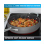 Classic Hard-Anodized Nonstick Cookware 5 Quart Saute Pan with Lid