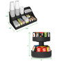 Coffee Condiment and Snack Organizer, Home, Office, Breakroom, Black