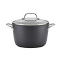 Hard-Anodized 8 Quart Induction Nonstick Stockpot with Lid