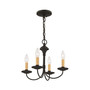 Heritage 4-Light Convertible Mini Chandelier/Ceiling Mount