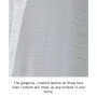 Cordelia Crushed Sheer Grommet Window Curtain Wide Panel Pair, 52" x 84"