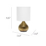 Hammered Drip Mini Table Lamp