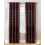 Elidah Textured Velvet Medallion 50" x 84" Energy-Efficient Blackout Grommet Curtain Panel