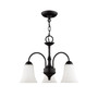 Ridgedale 3-Light Convertible Dinette Chandelier/Ceiling Mount